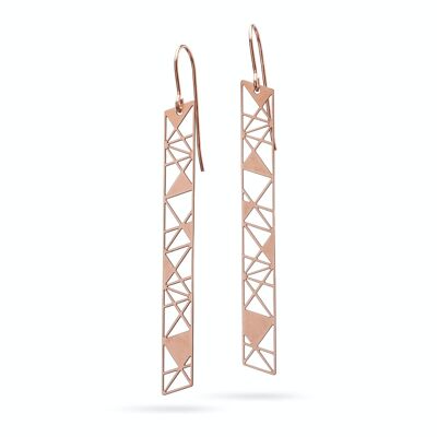 Earrings "Elonga" | Bronze