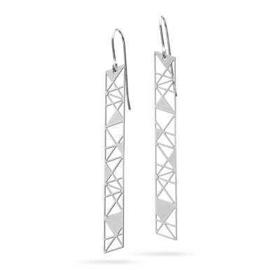 Boucles d'oreilles "Elonga" | acier inoxydable