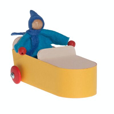 Wendolin, kit fai da te per auto a gravità, giocattolo in legno