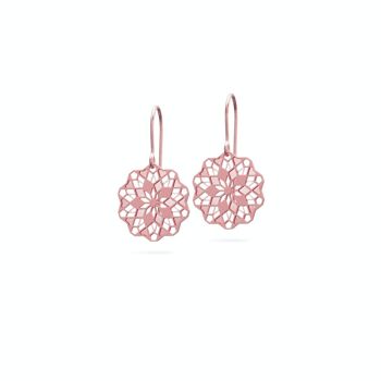 Boucles d'oreilles "Florita" | plaqué or rose 1