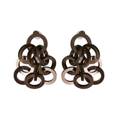 Plexiglass Ten Rings Earrings