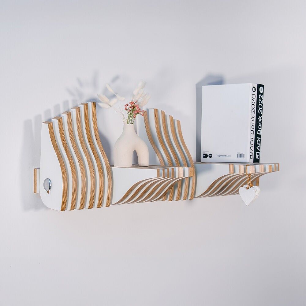 Köllen White - Modulares und interaktives Bücherregal