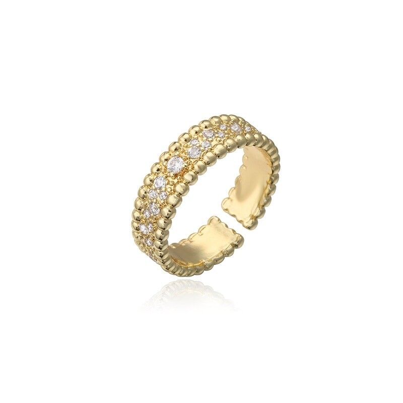 Boho Wind-Zirkon-Ring