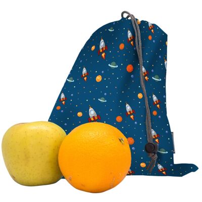 Lunch Bag with Drawstring, Adaptable, Easy to Clean and Suitable for Washing Machine Space