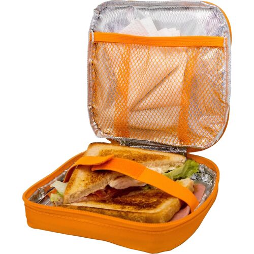 Bolsa Isotermica para Sandwich, Reutilizable, Ecológica, Adaptable, facil de Limpiar Leones