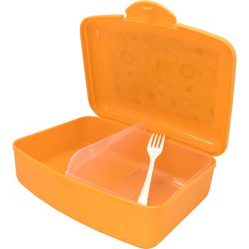 Boîte à lunch pour enfants et récipient avec fourchette inclus, boîte à lunch, Lions légers et faciles à nettoyer 2