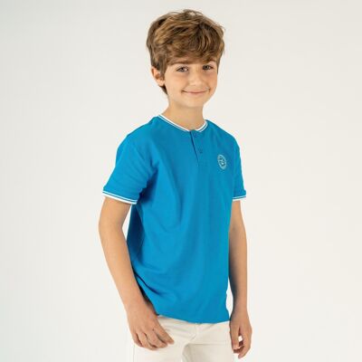 Boy's cobalt blue Polo shirt CANADERO