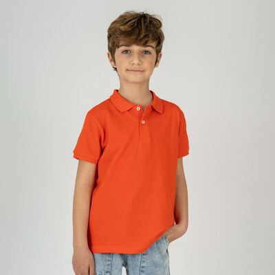 Rotes Jungen-Poloshirt COLOSIKO