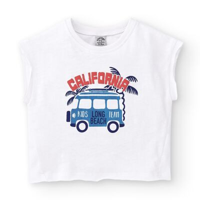 Weißes T-Shirt für Babys CARGONETA