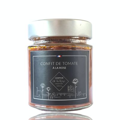 Confit de tomate à la rose 160ml