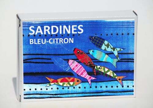 CONSERVE DE POISSON COLLECTOR : SARDINES BLEU-CITRON