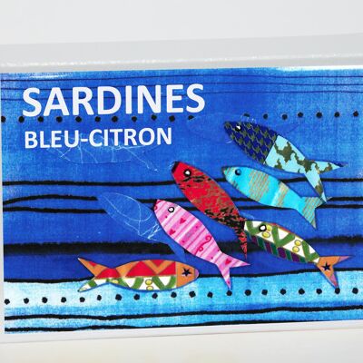 Caja de coleccionista: SARDINAS AZUL-LIMÓN