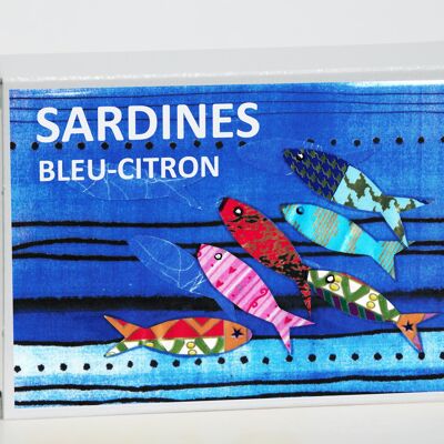 Boite collector : SARDINES BLEU-CITRON