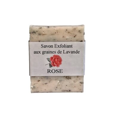 Handgemachte Peelingseife 125 g Rose