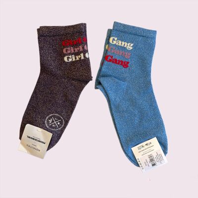 Chang chaussettes lurex Girl Gang