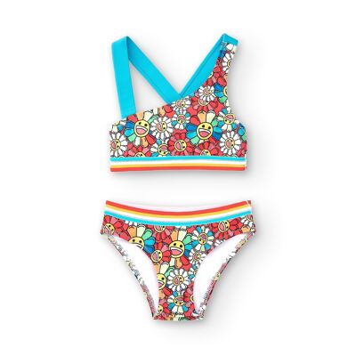 Bedruckter Bikini für Mädchen K-MA090