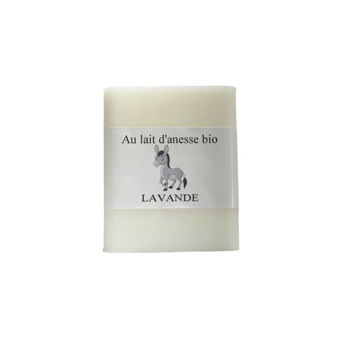 Savon artisanal Au lait d'ânesse Bio 100 g Lavande