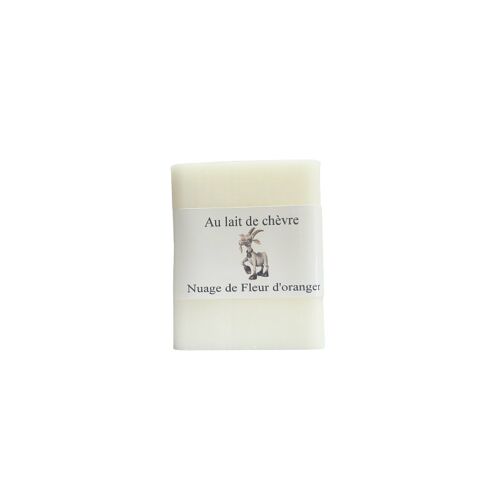 Savon artisanal Au lait de chèvre 100 g Fleur d'Oranger