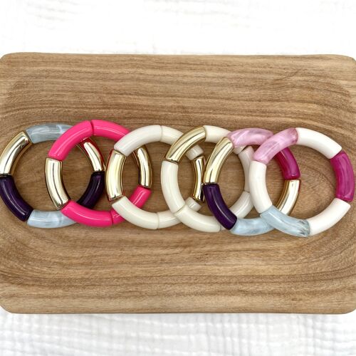 Lot n°1 de 6 bracelets SUMMER