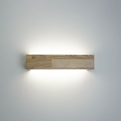 Lampada da parete moderna a LED in legno