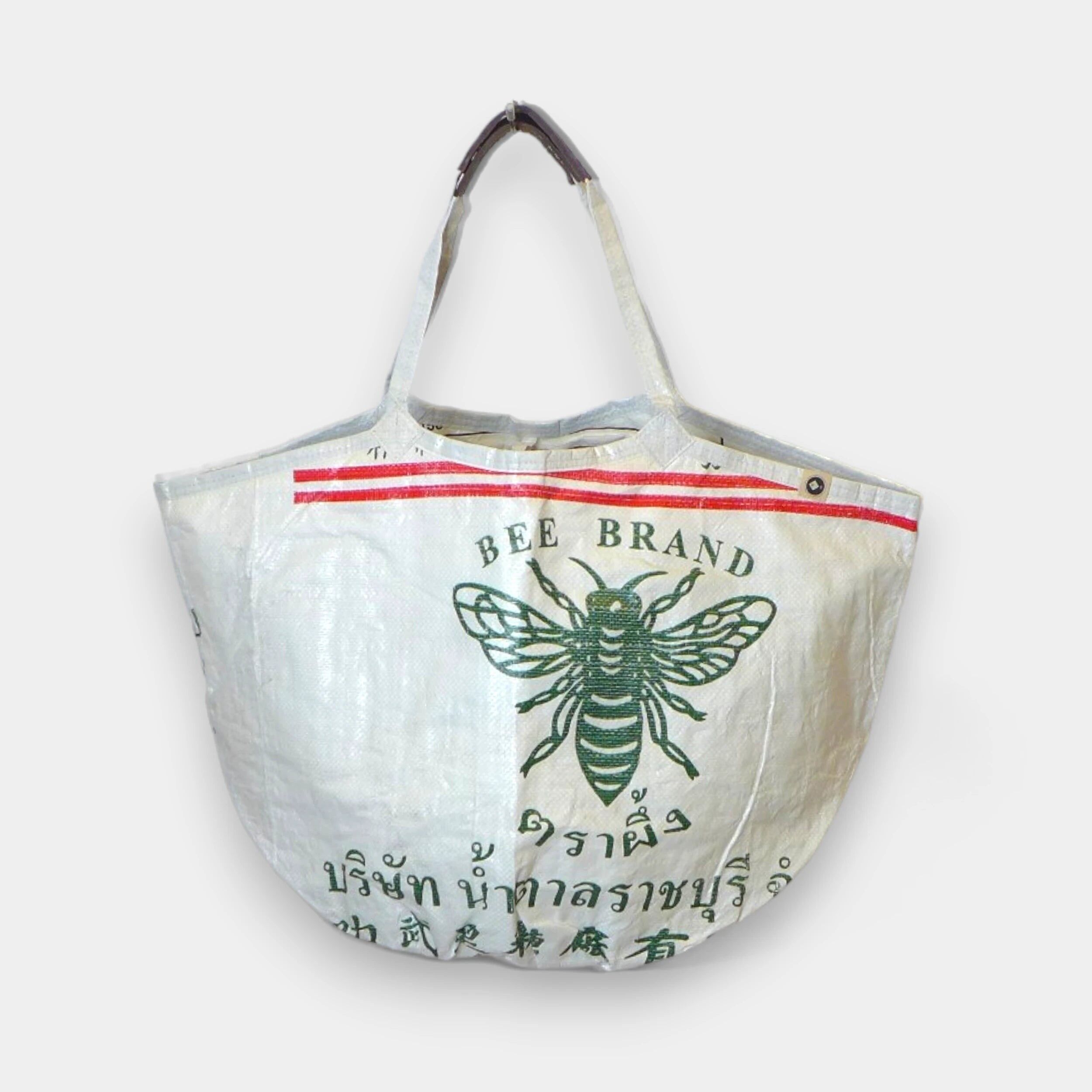 ANIMA GEMELLA | Shopper riciclata in bianco