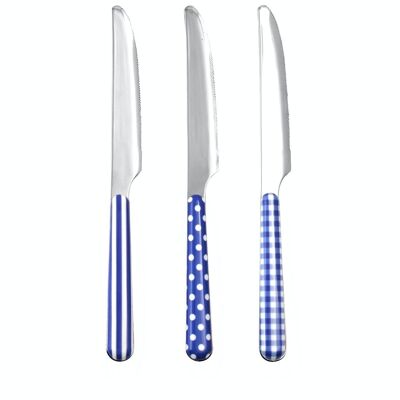 Set 6 coltelli tavola Provence blu