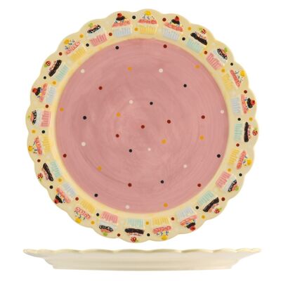 Piatto torta Tea Time in ceramica 34,5 cm