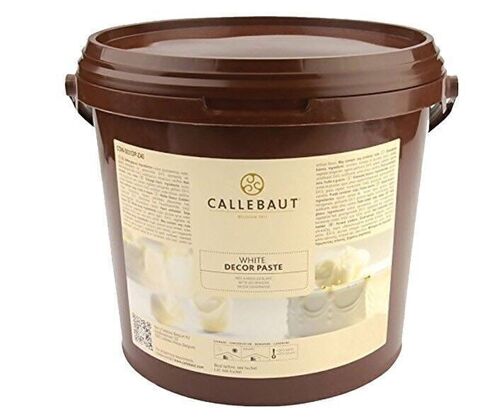 CALLEBAUT - Pâte de décoration Pâte blanche - 7kg