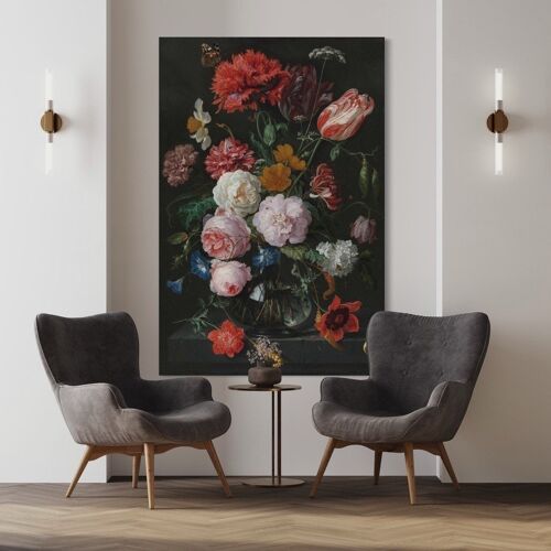 Vaas met bloemen - de heem