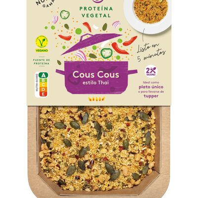 Cous Cous Thaï aux Protéines Végétales - 250g - 2 portions
