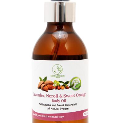 Lavender, Neroli & Sweet Orange Body Oil - 200ml