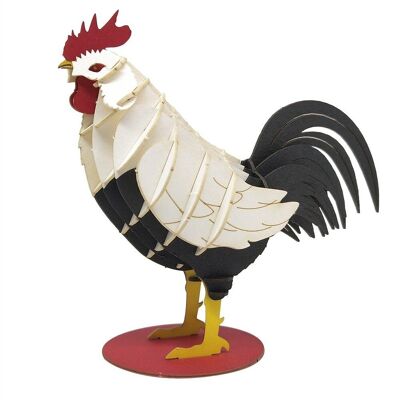 Paper model rooster