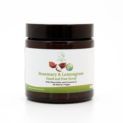 Rosemary & Lemongrass Hand and Foot Scrub - 120ml