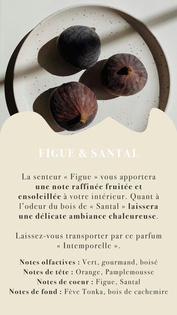 Bougie Figue & Santal - Grande 3
