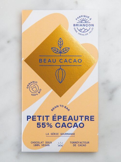 Petit épeautre biologiques, NOIR LA!T | LA SÉRIE GOURMANDE | Bean to Bar