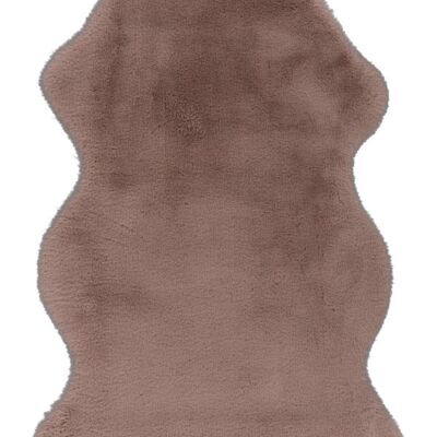 Pelliccia artificiale Cosy rosa cipria 60 x 90 cm