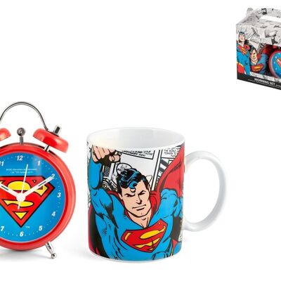 Confezione sveglia e Mug Superman