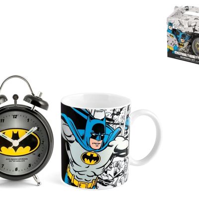 Confezione sveglia e Mug Batman