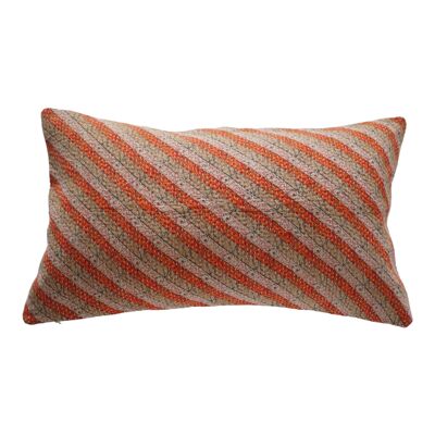 Rectangular kantha cushion N°210