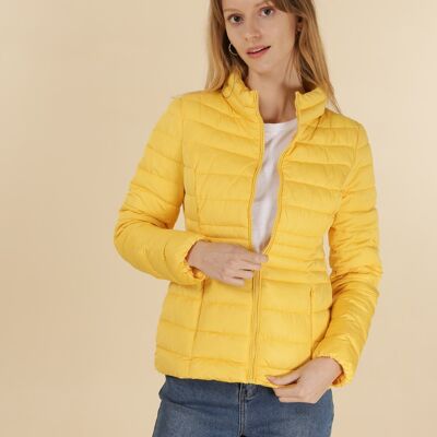 Basic padded jacket Yellow