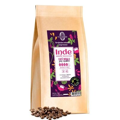 India Malabar coffee, artisanal roasting