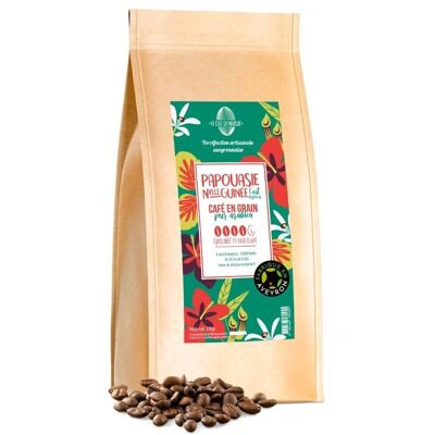 Coffee from Papua New Guinea, artisanal roasting