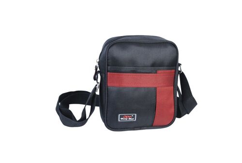 [ 12112 ] Men's shoulder bag with adjustable long strap