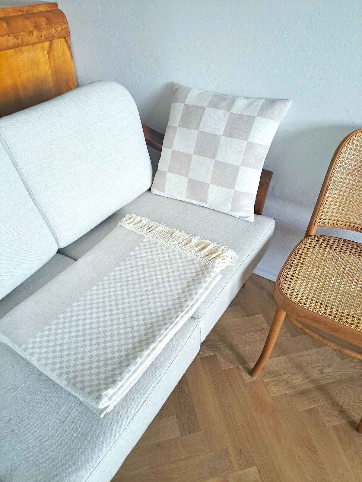 Anni Beige Kissenbezug