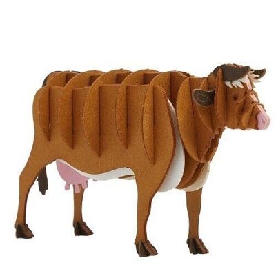 Vaca modelo de papel
