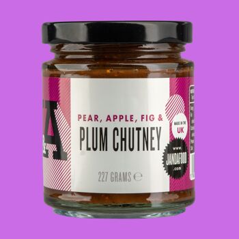 Chutney de poires, pommes, figues et prunes 3