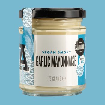 Mayonnaise à l'ail fumé sans oeuf 3