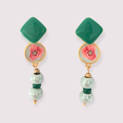 Poppies earrings
