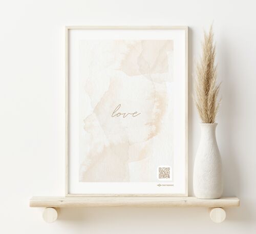 Affiche sonore - Collection LOVE - 3012