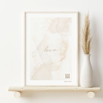 Sound poster - LOVE collection - 3012
